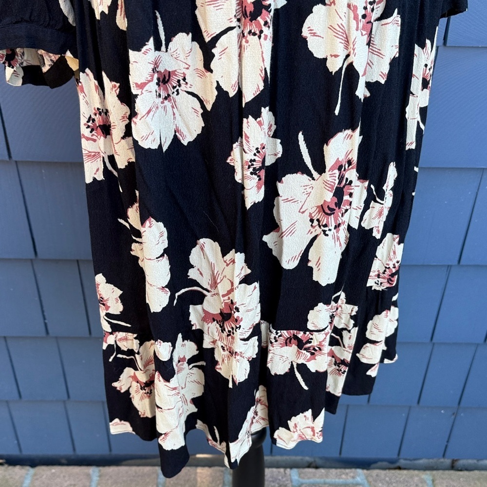 Ba&sh Floral Black and White lady Dress large perfect - Picture 3 of 8